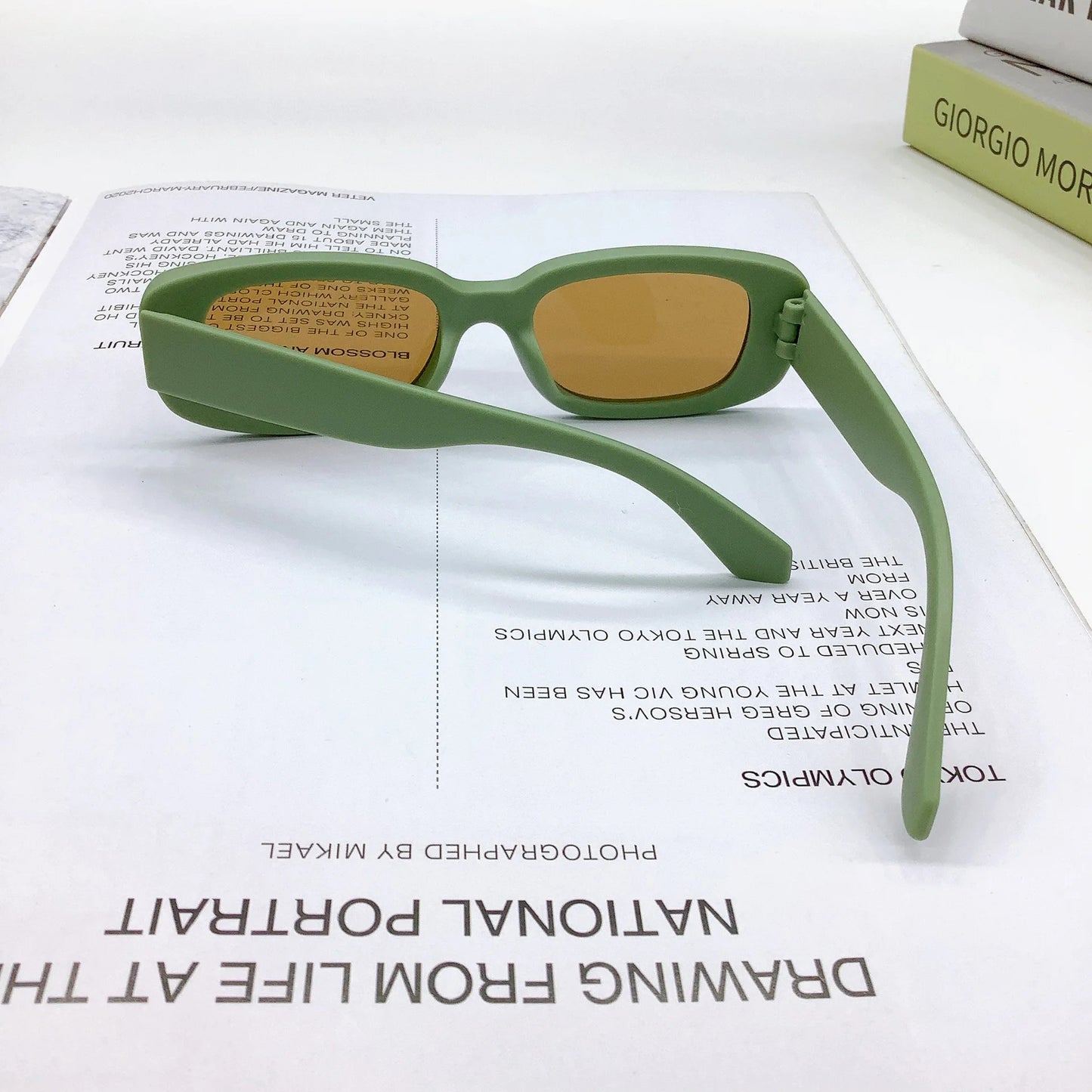 Children Cute Vintage Frosted Rectangle Sunglasses Outdoor Girls Boys Sweet Sun glasses Protection Classic Kids eyewear UV400