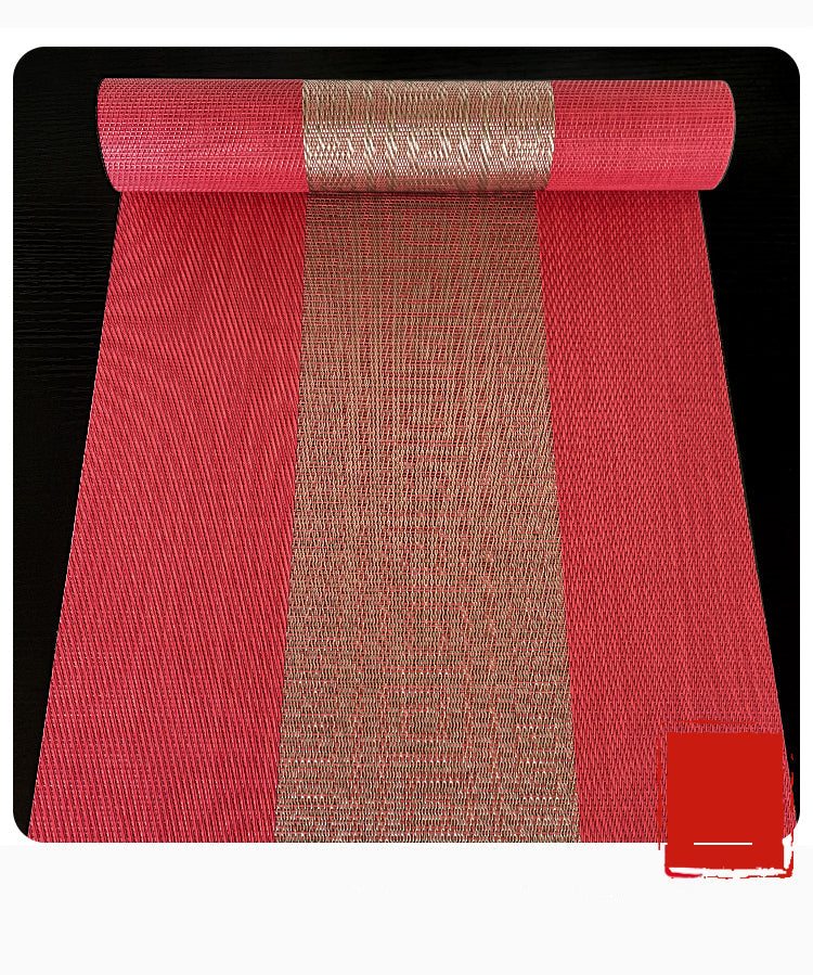 New Chinese Style Table Runner Table Mat Coffee Table Cloth Zen Tea Mat Waterproof Tea Mat Dining Table Tea Table Light Luxury High-end Long Strip Cloth