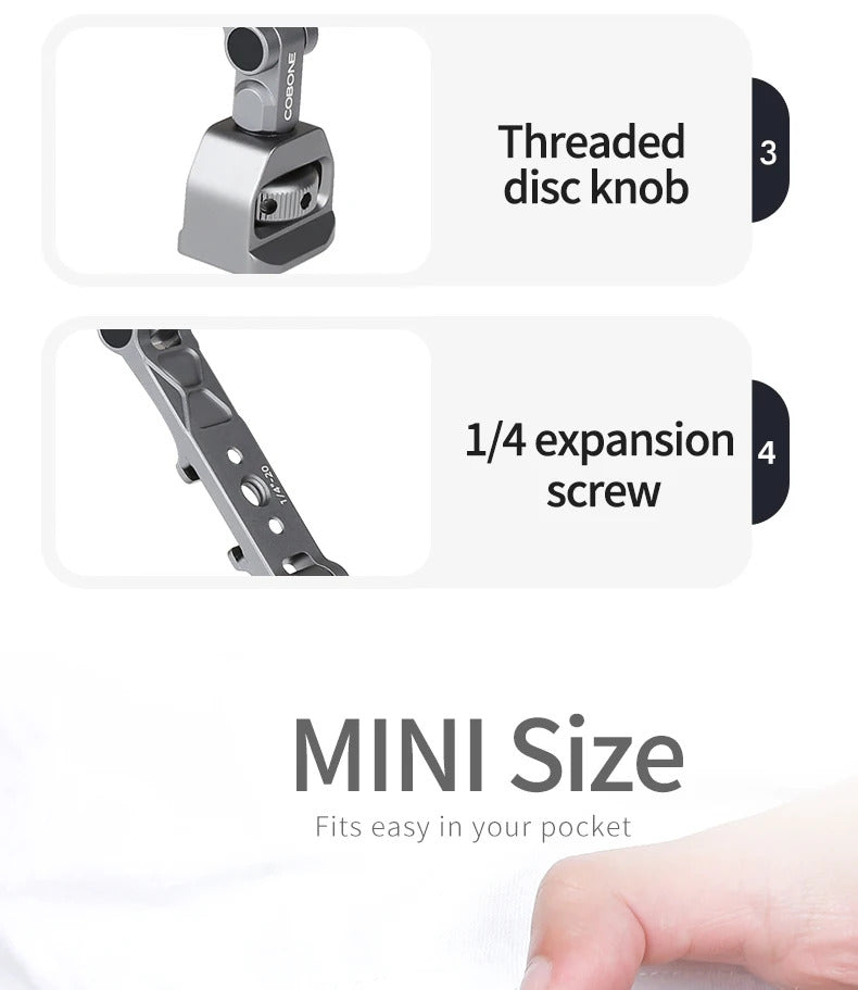 XILETU Foldable Magnetic Phone Holder Camera Rabbit Cage Tripod Universal External Magsafe Accessory for iPhone 15 14 13 12