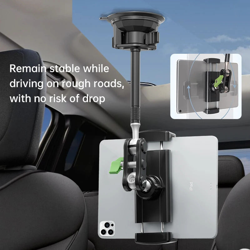 Lanparte 360-Degree Adjustable Car Mount Mobile Phone and Tablet Holder Stand for ipad accessories holder stand with Suction Cup