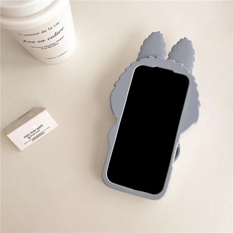 LaBuBu Monster Phone Case Kawaii Cartoon Anti Drop Soft Silicone Cover Suitable for IPhone 16 15 14 Plus 13 Pro Max Toy Gift