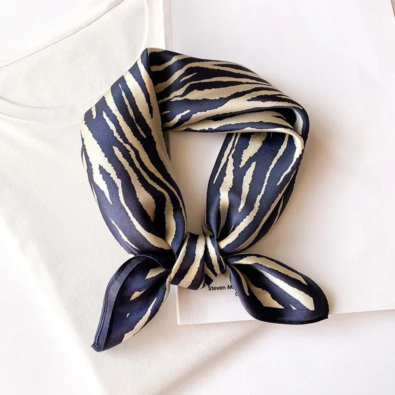 Scarf 100% Silk Bandana Women Square Scarves Wrap Kerchief Mulberry Spring Fashion Luxury High Quality Headband Hijab Shawls