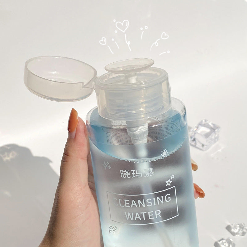Xiaomajia Makeup Remover Water for Eyes, Lips, and Face 3-in-1 Deep Cleansing Pores for Women Authentic Student Party