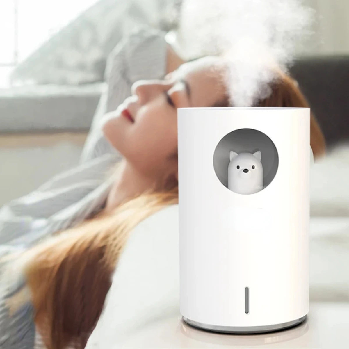 "700ml USB Humidifier Essential Oil Diffuser with LED Lamp - Purifier and Mist Maker"