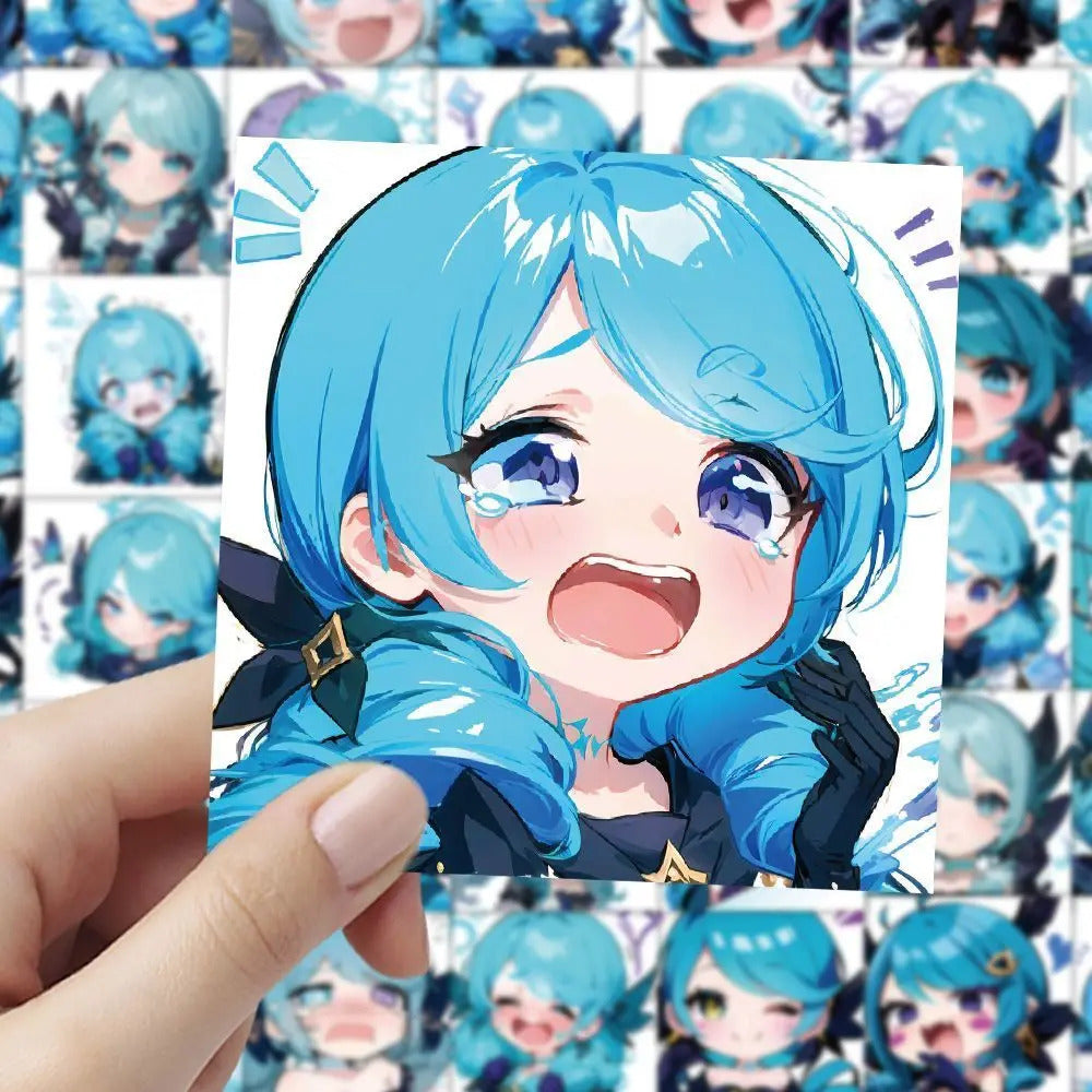 60 sheets LOL League of Legends Q-version characters sexy and cute Gwynn Wing En phone case, notebook ledger waterproof stickers