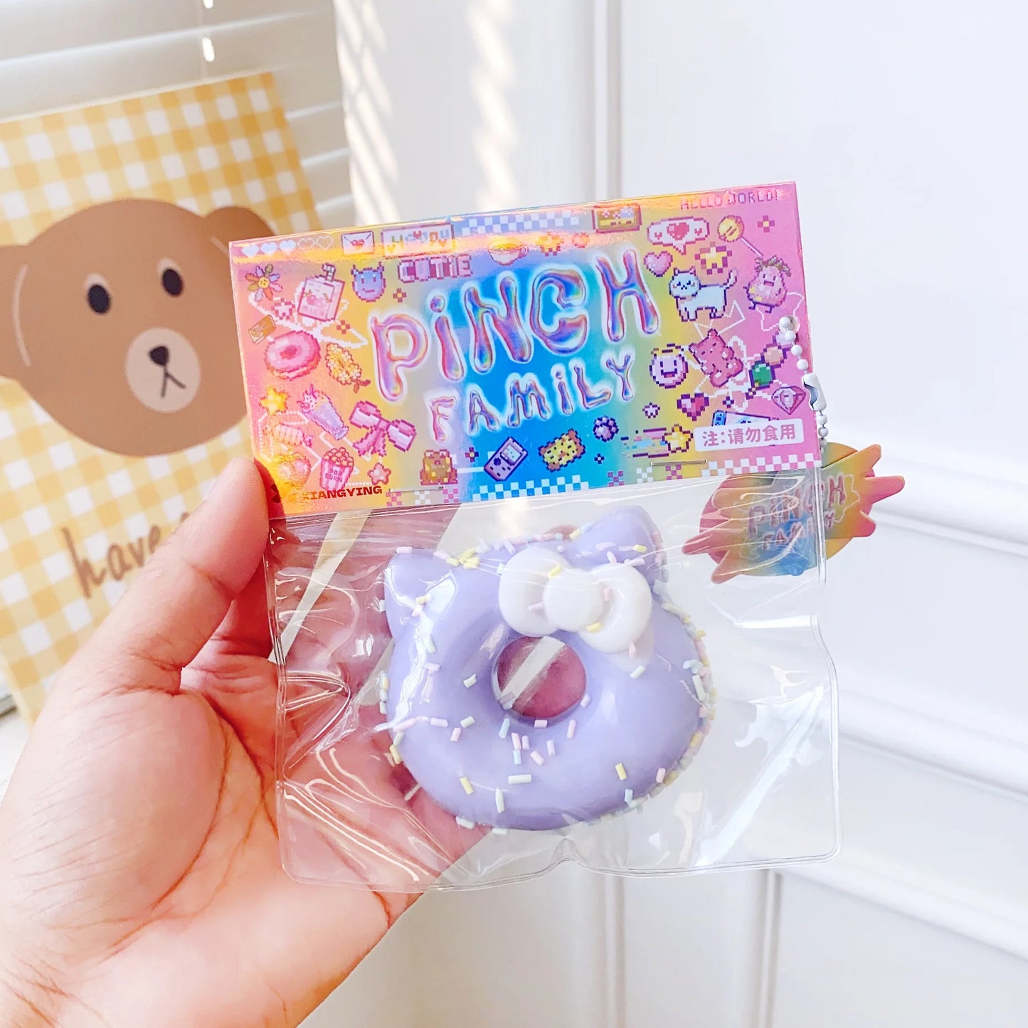 Squishy Food Creative Kids Fidget Toy Simulation exquisite Waffle Bread Toast Donuts Slow Rising Squeeze Stress Relief Toys