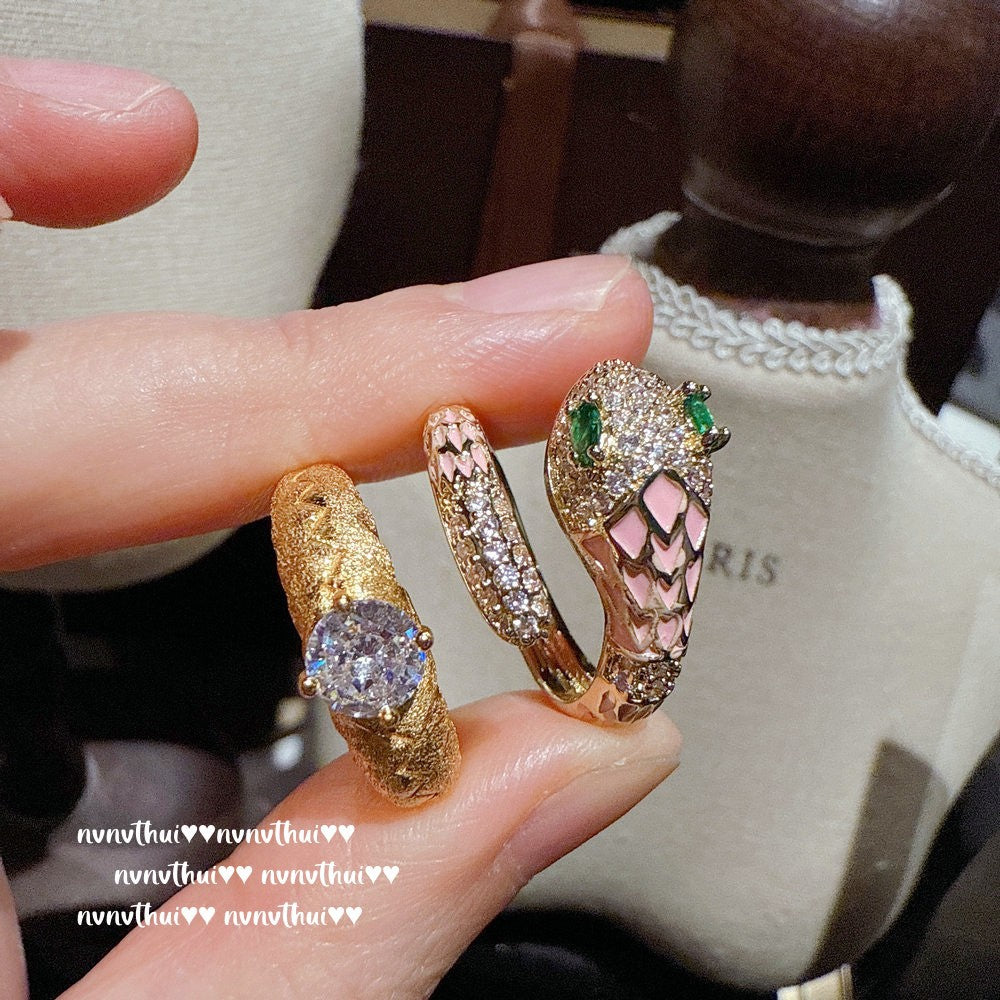 Sparkling PA Pink Cloud Pattern Jellyfish Tassel Gem Earrings Rich Woman's Happy Egg-Shaped Princess Pink Earrings