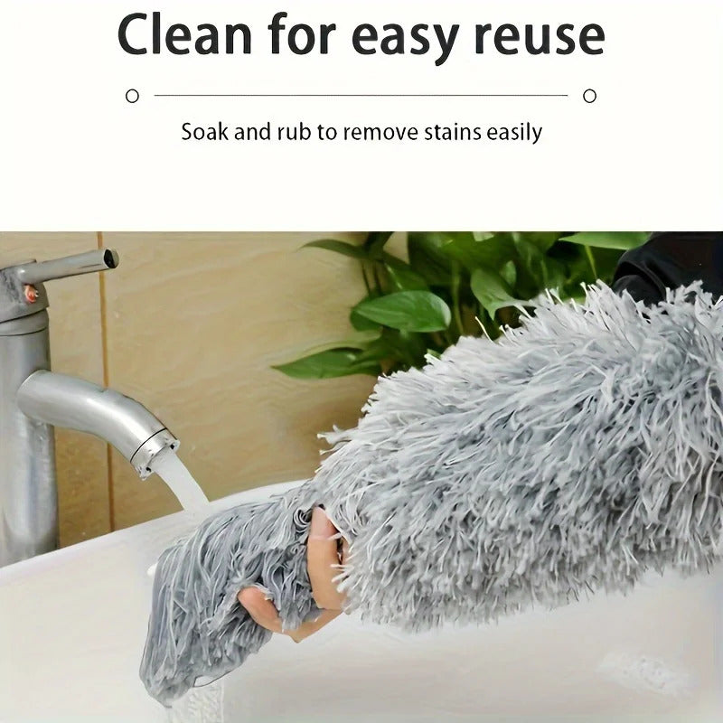 Adjustable Bendable Microfiber Duster Washable Reusable Cleaning Tool for High Ceilings Furniture and Cars Dusters for Cleaning