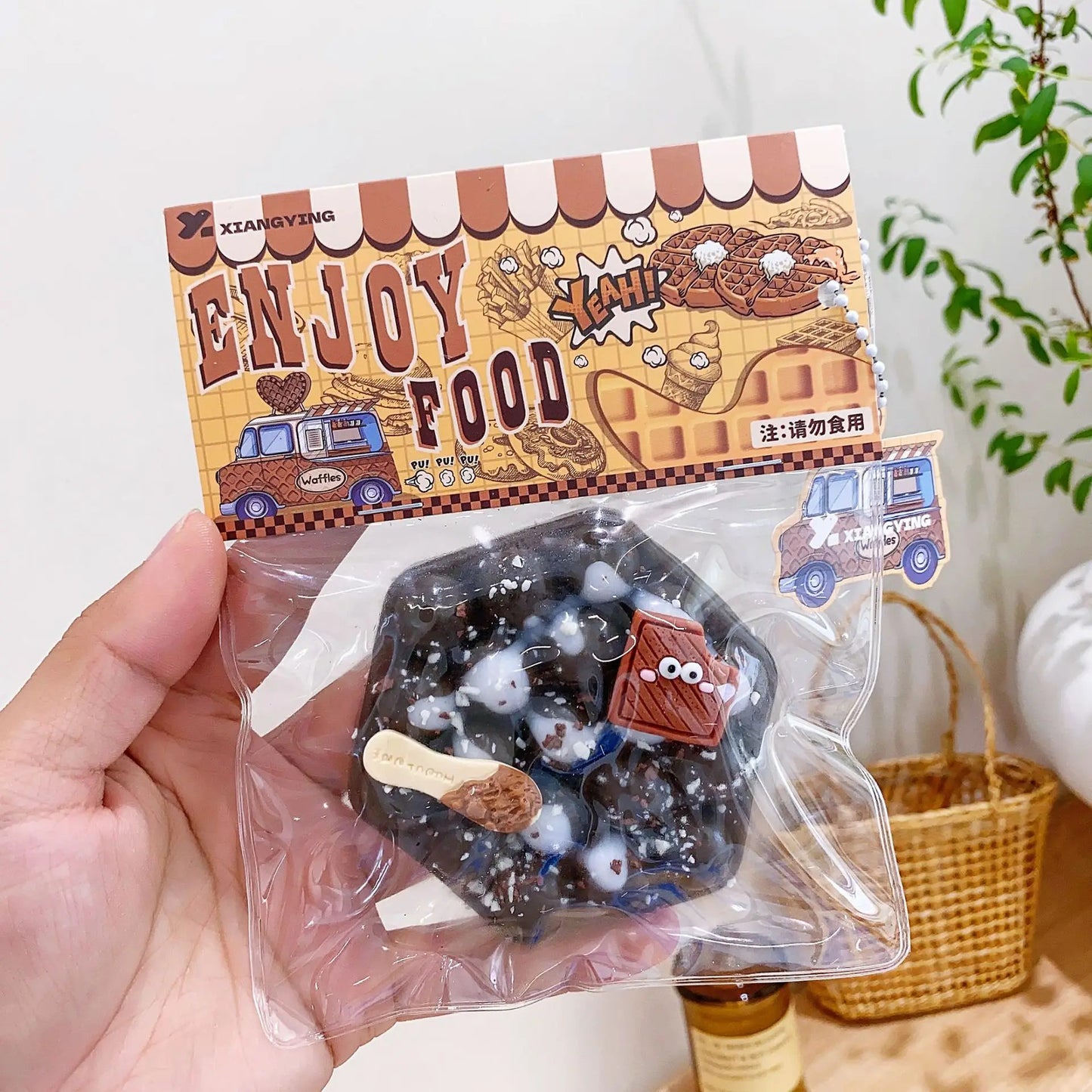 Squishy Food Creative Kids Fidget Toy Simulation exquisite Waffle Bread Toast Donuts Slow Rising Squeeze Stress Relief Toys