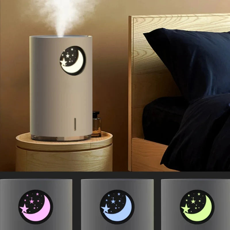 "700ml USB Humidifier Essential Oil Diffuser with LED Lamp - Purifier and Mist Maker"