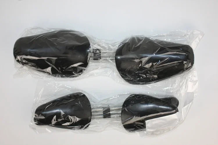 1 Pair Practical Plastic Adjustable Length Durable Black Women Men Anti Deformation Aluminum Shoe Accessories for Sneakers