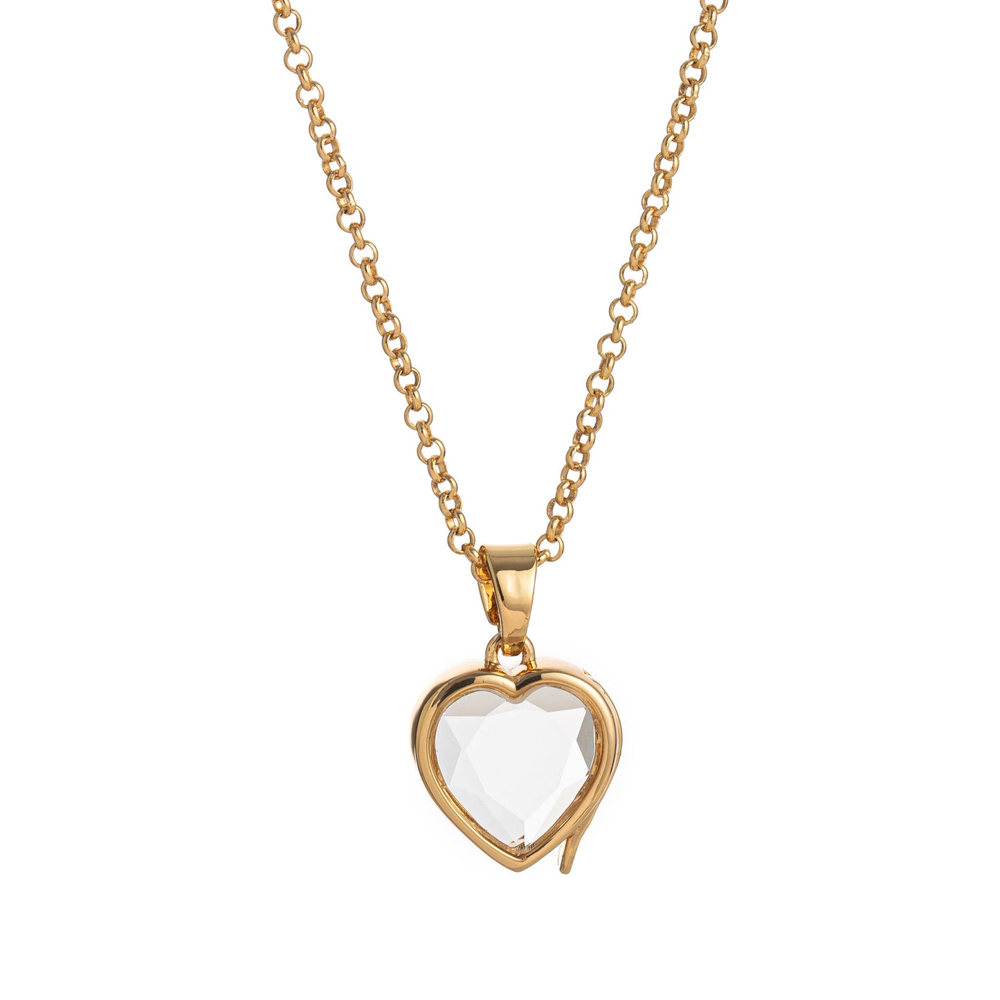 Retro Personality Photo Box Pendant Necklace Openable DIY Pendant Hollow Design Transparent Box 18K Gold Color Retention