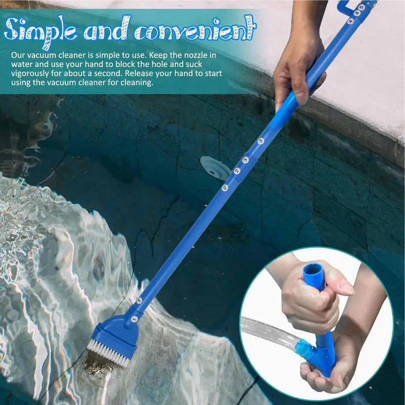 Spa Vacuum Handheld Spa Hot Tub Vacuum Efficient Cleaning Tool Handheld Safe Device For Dirt Algae Sand From Bottom Water