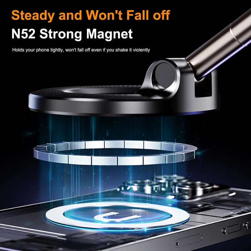 Xiaomi K007 Strong Magnetic Phone Holder Foldable Design 360° Adjustable Vacuum Car Mount For Car Desk Bathroom Magnetic Bracket