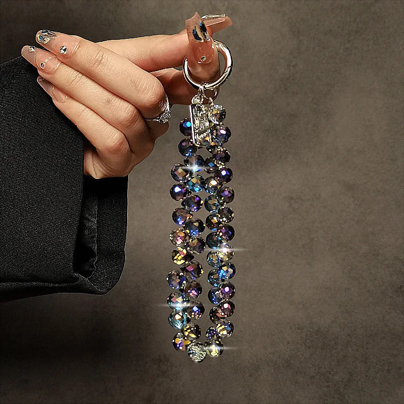 Internet celebrity flash mobile phone chain new mobile phone chain wrist crystal chain 2023 jewelry bag accessories key lanyards