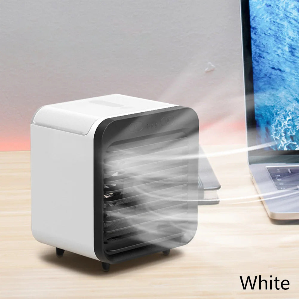 New USB Fan Mini 3 Gear Air Conditioner Cooler Fan Household Small Air Cooler Portable Humidifier for Home Office Desktop Fan