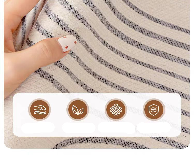 Fabric Chenille Sofa Cushion Four Seasons Autumn Winter Seat Cushion Modern Simple Sofa Cover Throw Blanket Cloth Leather