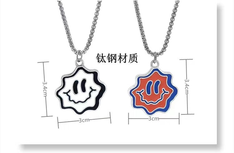 Trendy Fashion Children's Necklace for Girls, Personalized Couple Pendant for Boys, Hip-Hop Versatile Street Dance Show Accessories Wholesale