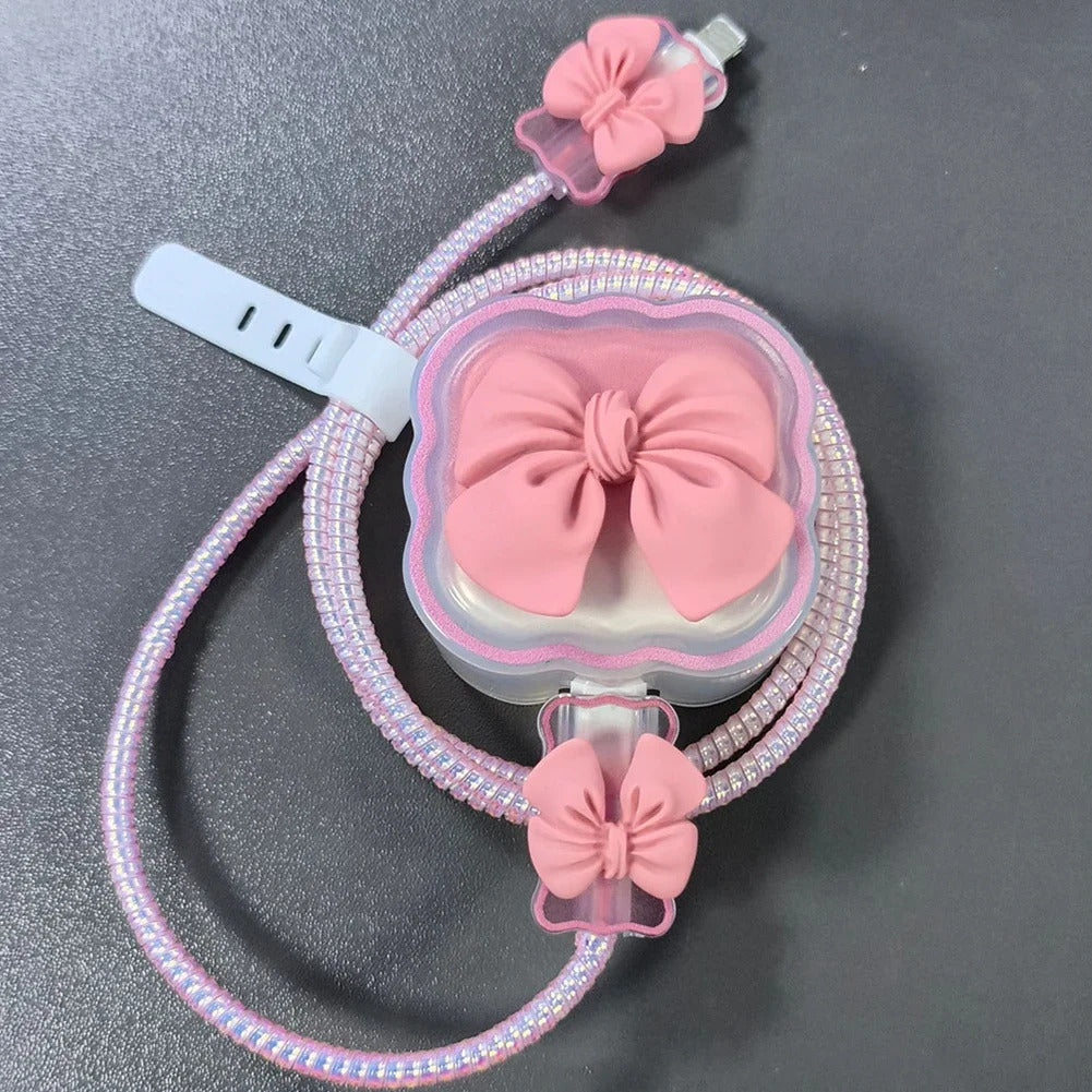 Data Cable Case Cord Winder For iPhone 15 14 11 13 Cable Protection Case For Iphone Charger Protector Case Cable Organiser