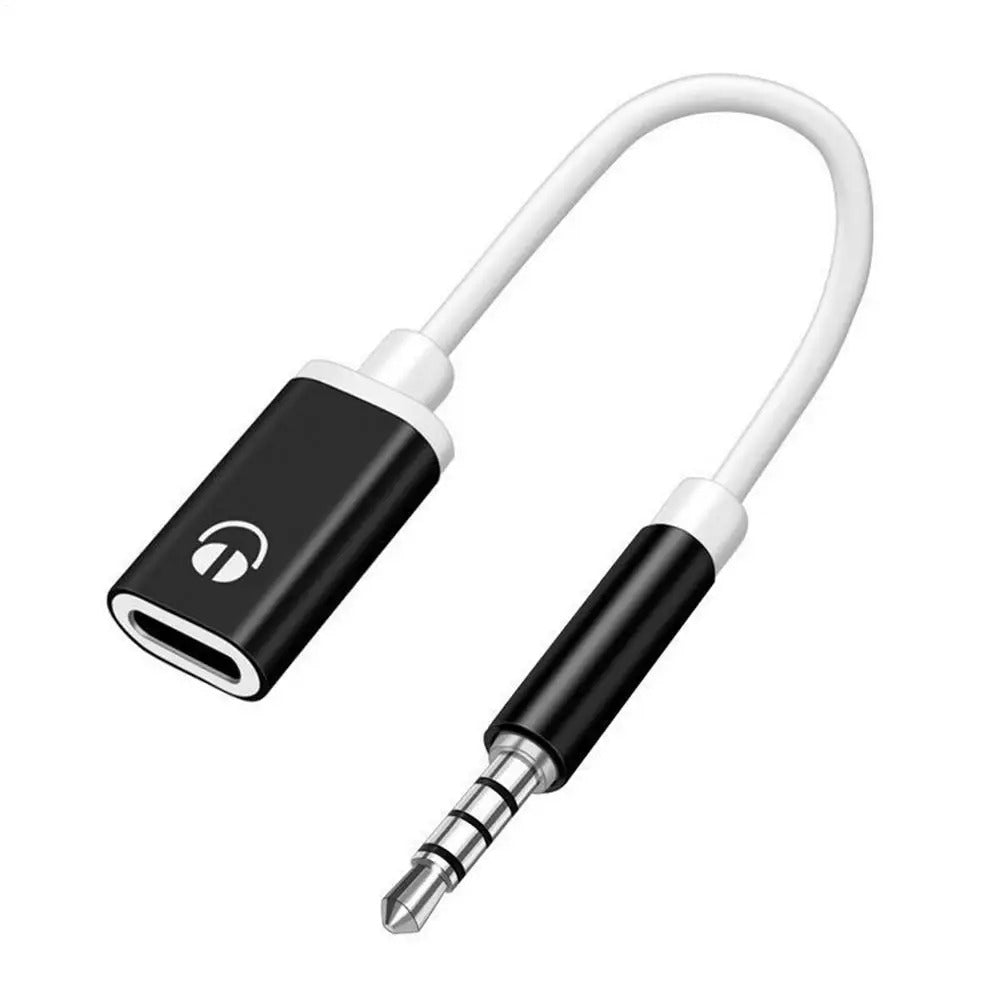 Type C Earphone Adapter 3.5mm Male To Type-C Female Headphone Aux Cable Converter Type-C Converter Earphone Adapter