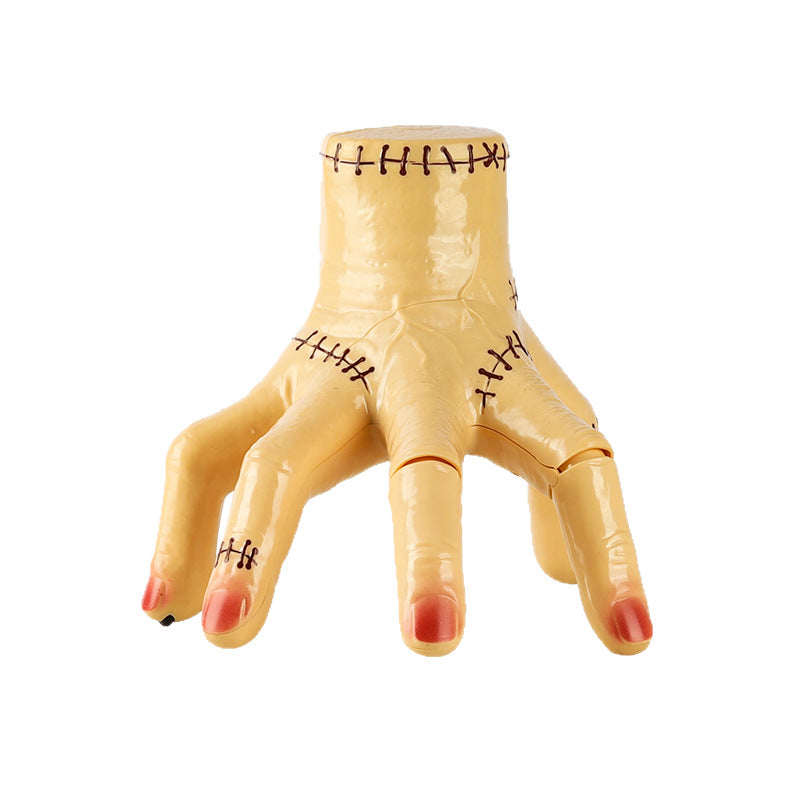 Adam's Dark Lolita Wednesday Toy Crawling Severed Hand Prank Light Music Ghost Hand Halloween Toy