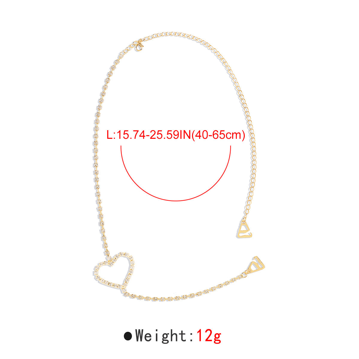Geometric Shoulder Chain Claw Chain Sexy Butterfly Heart Flower Body Chain Elegant Simple Creative Shoulder Strap