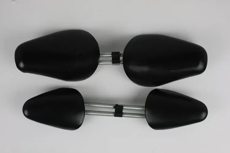 1 Pair Practical Plastic Adjustable Length Durable Black Women Men Anti Deformation Aluminum Shoe Accessories for Sneakers