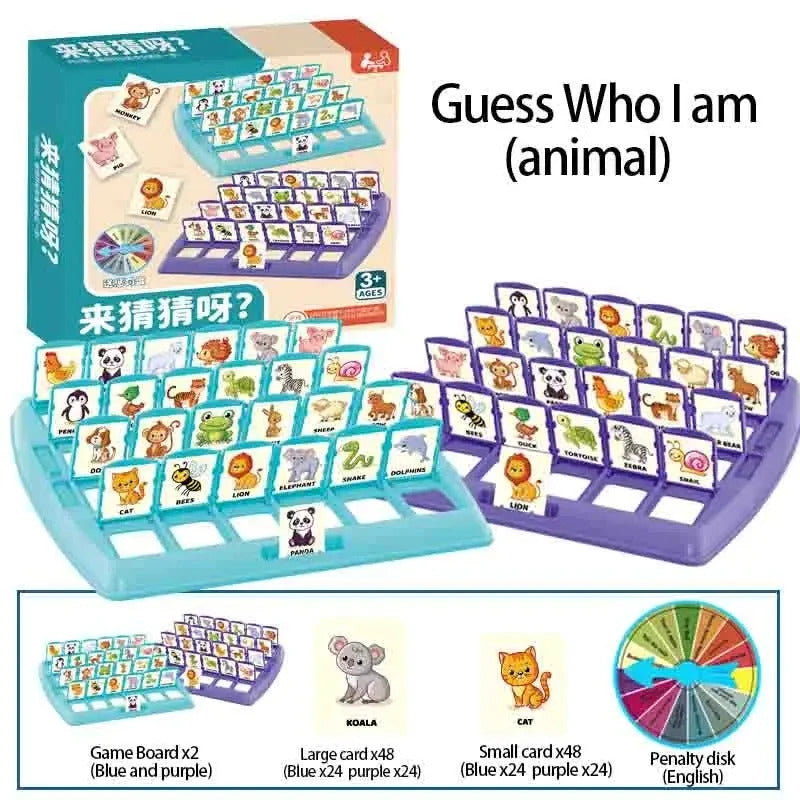Family Guessing Games Guess Who Am I Classic Board Game Toys Memory Training Parent Child Leisure Time Party Indoor Games