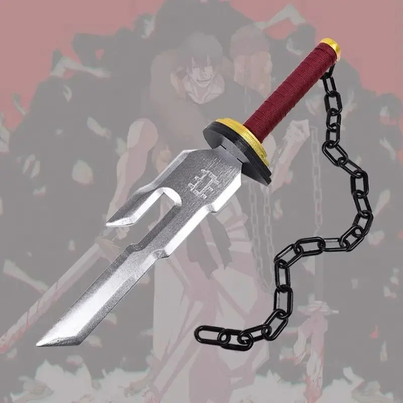 Jujutsu Kaisen Toji Fushiguro Weapon 45cm Katana Sword Inverted Spear of Heaven Cosplay Weapon Bamboo Model Sword Gifts Boy Toys