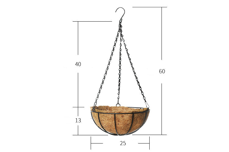 Artificial Flower Basket Ornament Straw Woven Flower Pot Rattan Basket Flower Arrangement Basket Living Room Indoor Wall Hanging Hanging Basket Woven Decorative Flower
