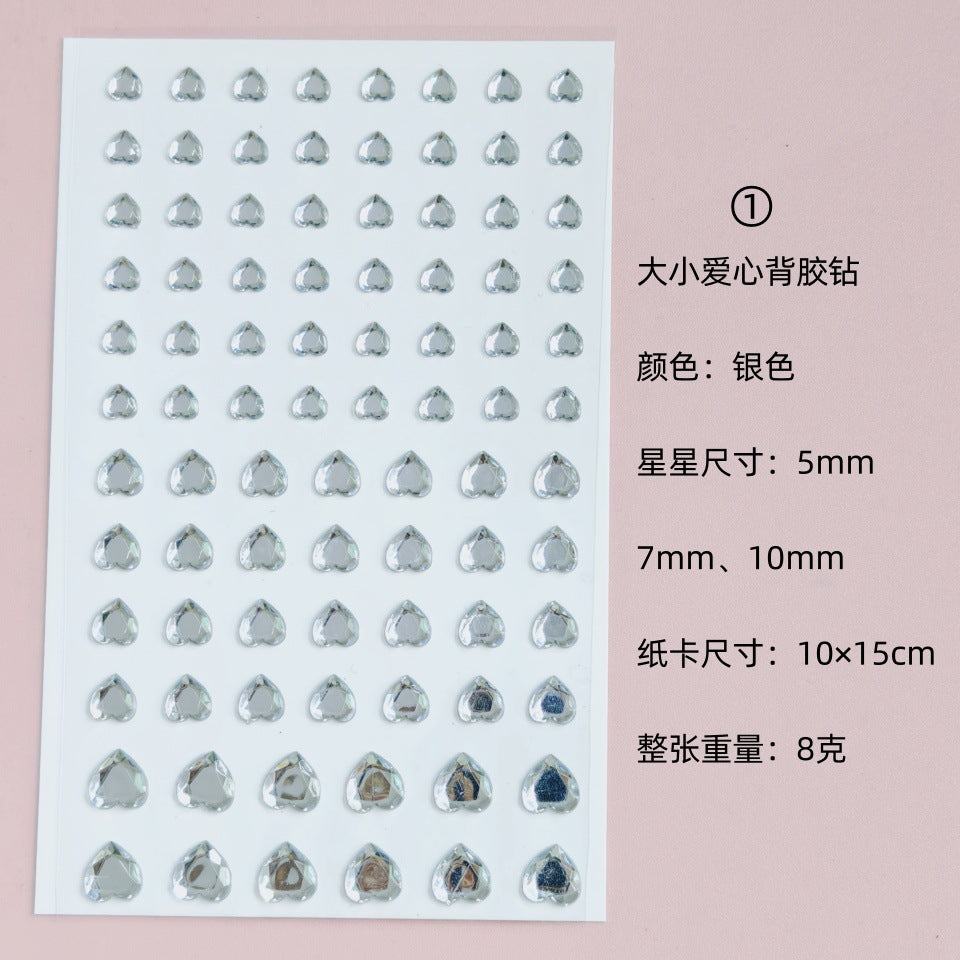 Glitter Gradient Butterfly Wing Tattoo Eye Corner Face Stickers Children's Eye Makeup DIY Stickers Fish Scale Performance Catwalk