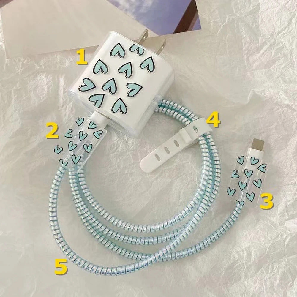 Case For Apple 18/20w Charger Protective Case is Applicable to IPhone 15/14/13/12 Pro Max Data Cable Head Bite Protector Shell