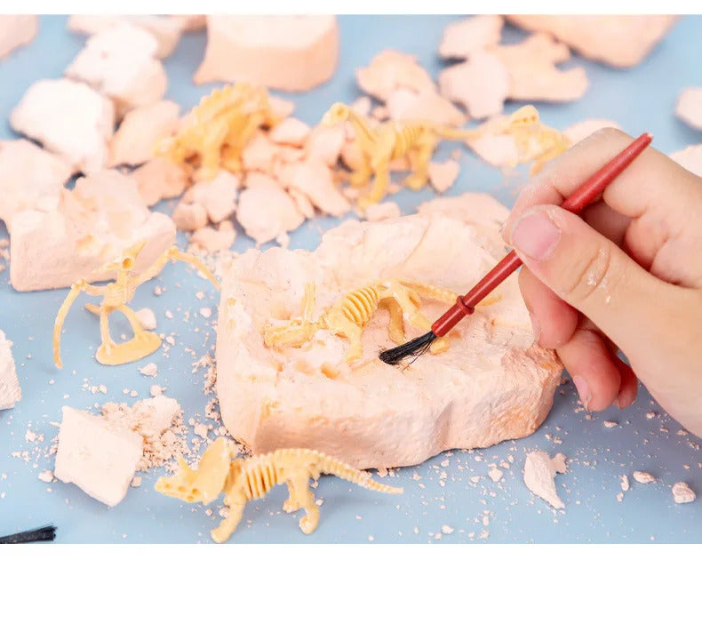 Educational Dinosaur Fossil Excavation Toys Archaeological Dig DIY Assembly Model For Children Boys Girls Birthday Xmas Gifts