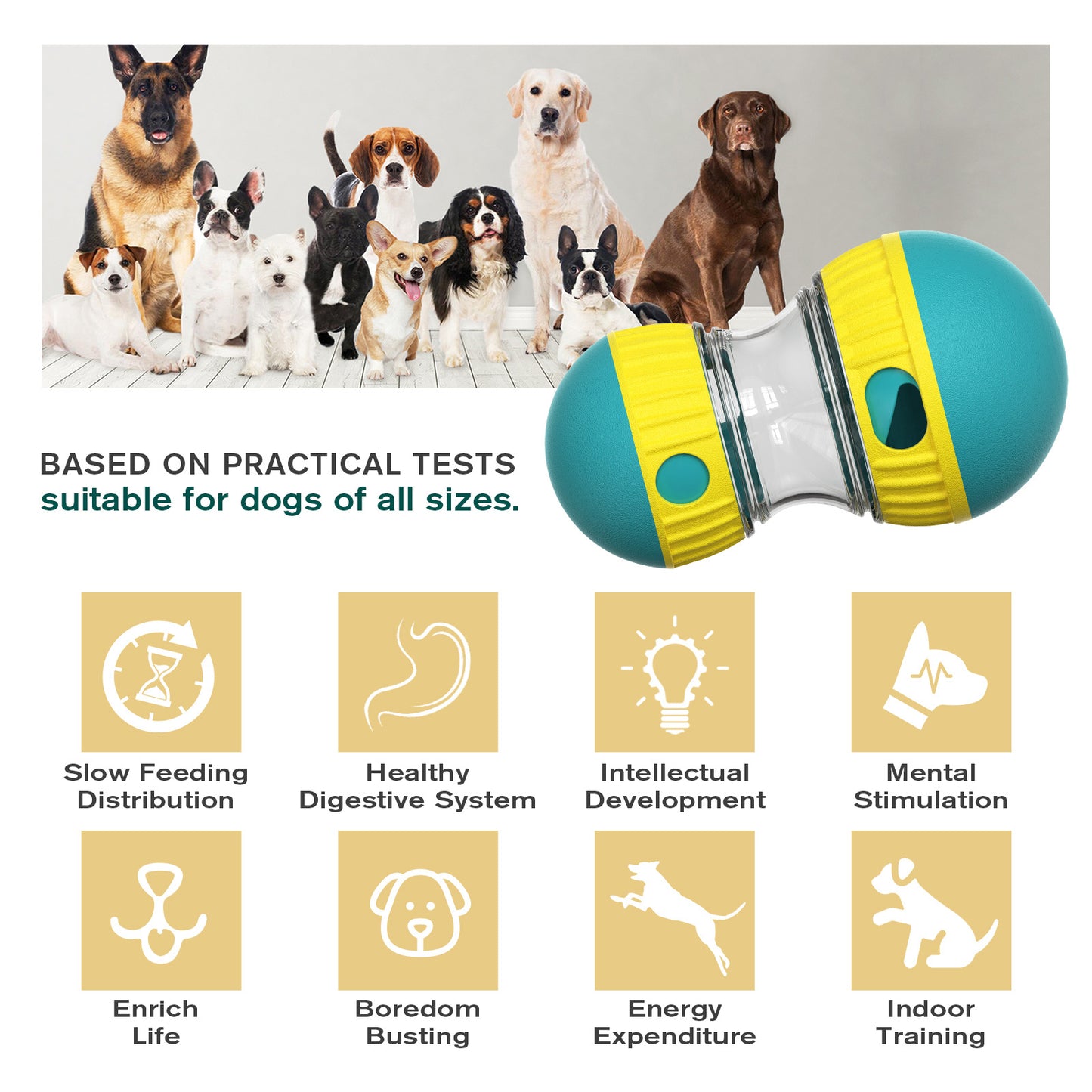 Pet Supplies Factory Wholesale Company New Popular Amazon Dog Slow Food Leakage Food Super Ball Slow Food Dog Toys