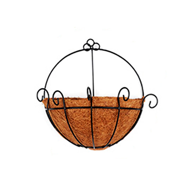 Artificial Flower Basket Ornament Straw Woven Flower Pot Rattan Basket Flower Arrangement Basket Living Room Indoor Wall Hanging Hanging Basket Woven Decorative Flower