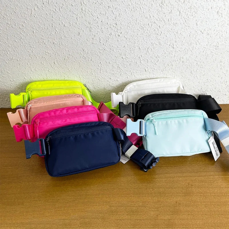 2025 Fashion Yoga Fanny Pack Metal Logo Sports Waist Bag Yoga Mobile Bag Portable Bag Unisex Fitness Running Women's Gift