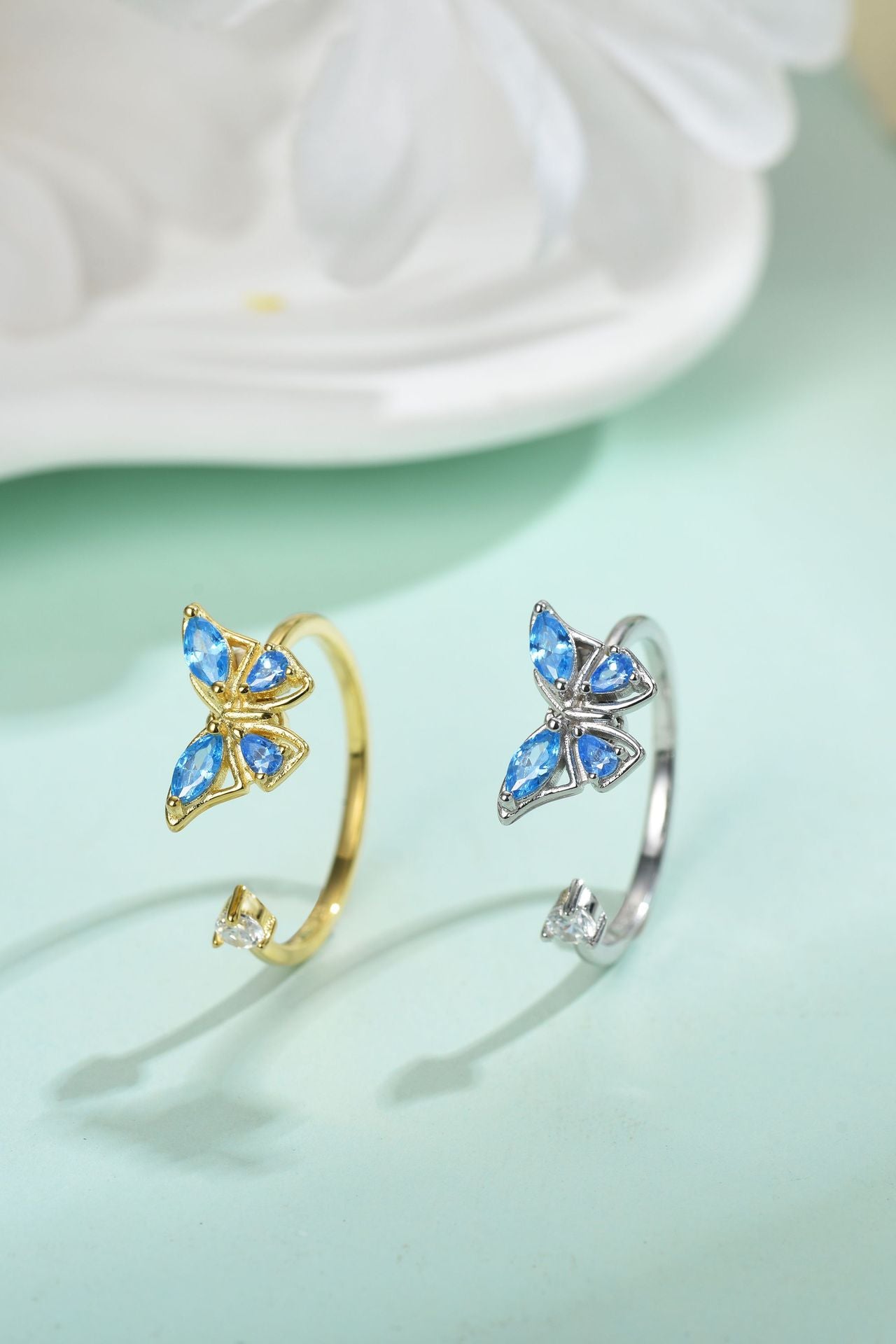 Cross-Border AliExpress Rotatable Stress Relief S925 Sterling Silver Ring for Women New Open Design Amazon Wholesale Live Streaming