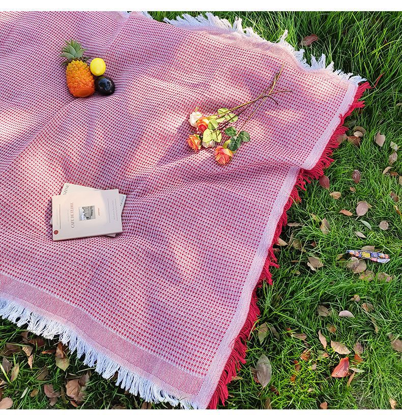 Picnic Cloth French Style Atmosphere Tablecloth Photo Background Cloth Decorative Cloth Camping Tablecloth Picnic Mat Outdoor Portable