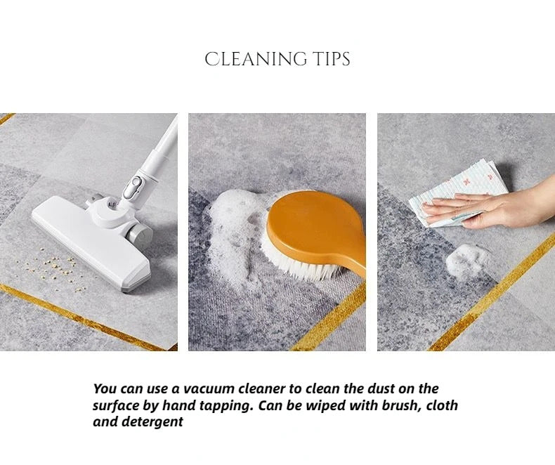 Luxury Computer Chair Mat Study Tables Floor Carpet Non-slip Modern Rugs for Bedroom Home Decoration Hall Doorway Mats alfombras