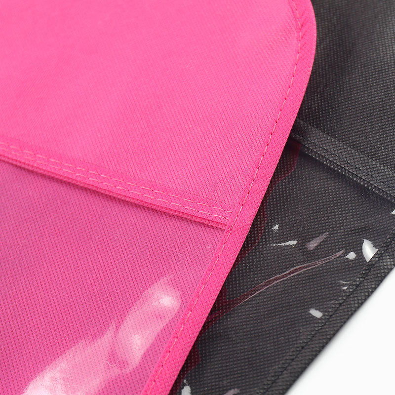 Cross-Border Foreign Trade Non-Woven Wig Storage Dustproof Cover Bag Transparent PVC Wig Hanging Display Storage Rack