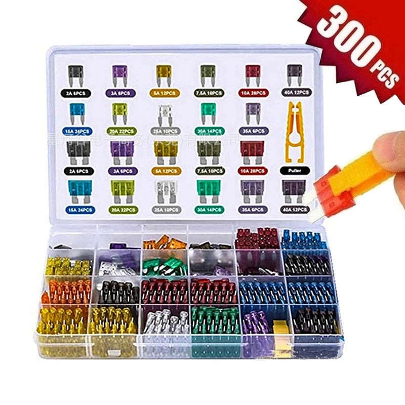 Car Fuse Blade Fuse Kit Fuses Automatic Truck Blade The Fuse Insurance Insert Insurance of Xenon Piece Lights Auto Accessories