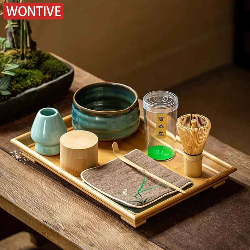 Japanese Bamboo Matcha Green Tea Beater Powder Whisk Matcha Whisk Bamboo Tea Stick Matcha Brush Teaware Tool Kitchen Accessories