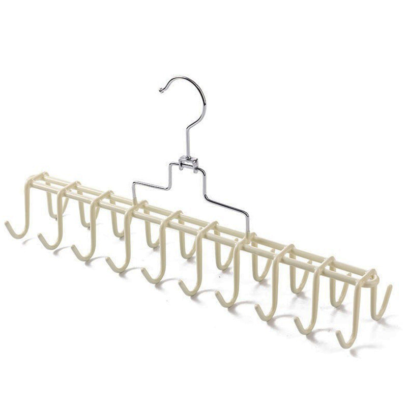 Strap Hanger 20 Hook Multi-hanging Underwear Vest Storage Artifact Multifunctional Hook Student Dormitory Wardrobe Hanger