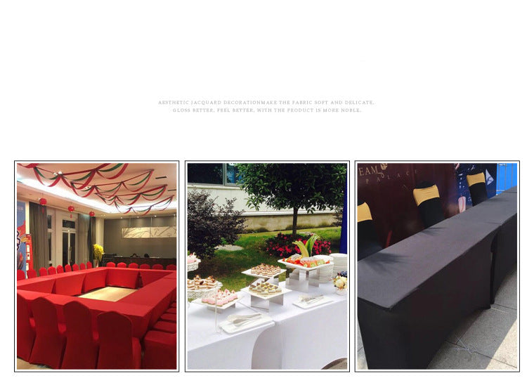 Tablecloth 6ft Table Cover Cross-Border Manufacturers Elastic Table Cover Table Cover Can Be Customized Pattern