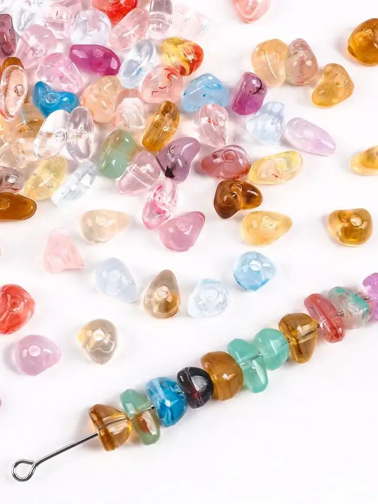 20g/Bag Acrylic Crushed Stone Shape Multicoloured Loose Beads Diy Necklace Bracelet Key Chain Jewelry Making Materials
