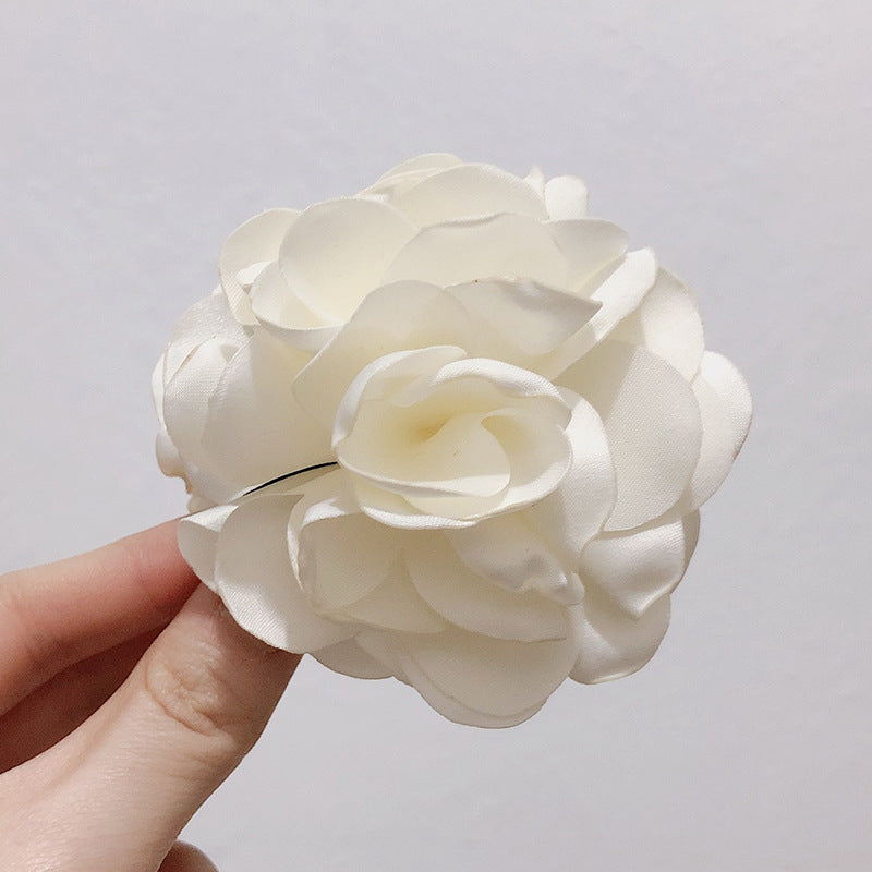 Holiday Organza Flower Barrettes Travel Travel Hair Accessories Atmosphere Clip Duckbill Clip Hairpin Side Clip Headdress