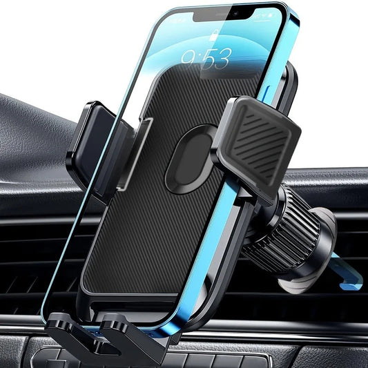 Car Air Outlet 360 Degrees Stable Compatible with Android/ Samsung/Apple /4-7 Inch Smartphones /Black
