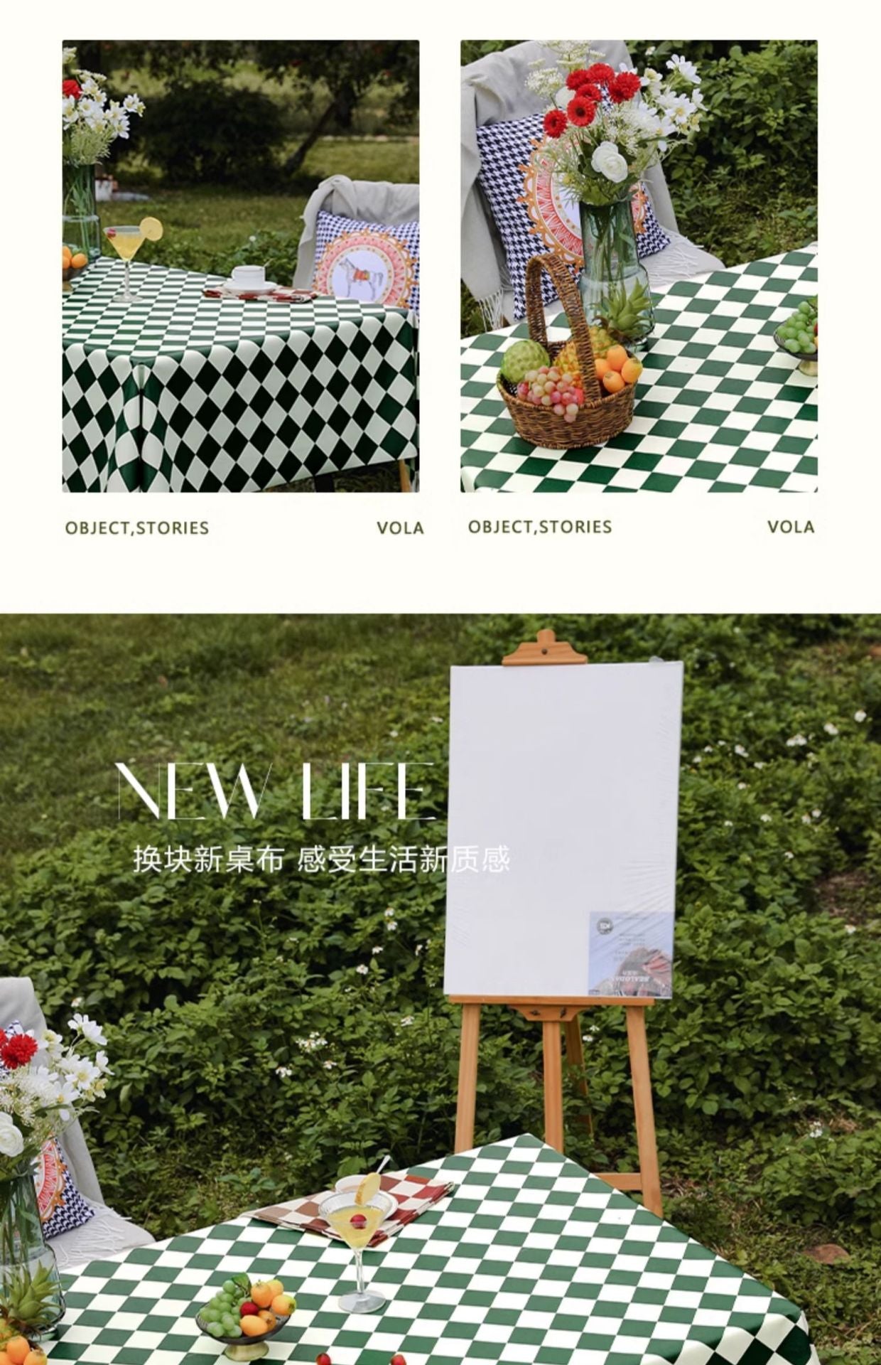 Outdoor Egg Roll Table Tablecloth Camping Picnic Table Mat Outdoor PVC Disposable Tablecloth Stall