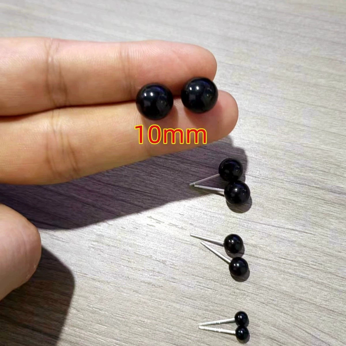 S925 Imitation Silver Needle White Round Pearl Earrings Simple New Year Festive Red Earrings Pearl Studs