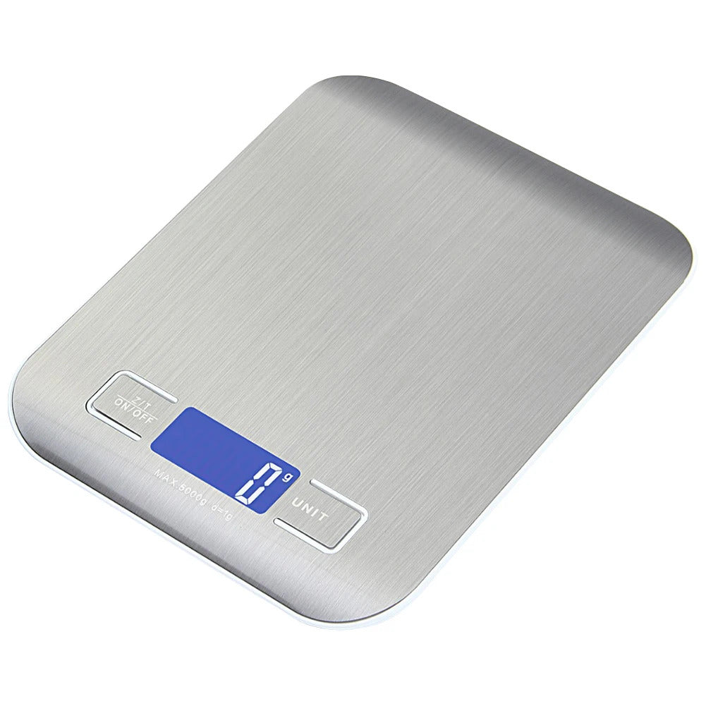 5Kg Kitchen Digital Scale Stainless Steel Mini Precision Weight Scale 0.1g Portable Weights Scale Cooking Baking Measuring Tools